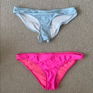 PINK and Hollister bikini bottoms